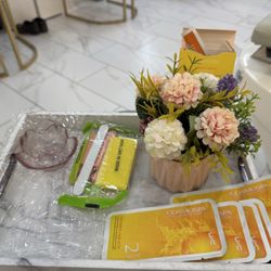 D'or Nail Lounge - Pedicure set up. Wish i got a picture of the hot stone and hot wax candle they used. It was fabulous!