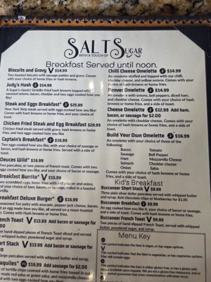 Menu photo 1 Salt's Overton, NV Menu photo 1 Salt's Overton, NV