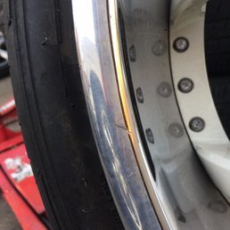 My very nice scratched up rim My very nice scratched up rim