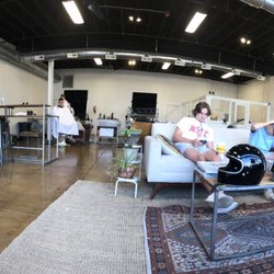 Greasy Hands Barbershop - Pano Shop interior.