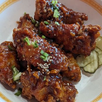 The Pork Let - Korean Sweet Chili Wings | Instagram: @telephonesmoothie - Korean Near Me - Aurora, Colorado The Pork Let - Korean Sweet Chili Wings | Instagram: @telephonesmoothie - Korean Near Me - Aurora, Colorado