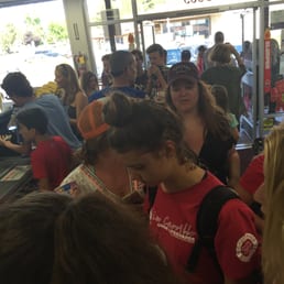 7/11/16 Free Slurpees! Front of the store.