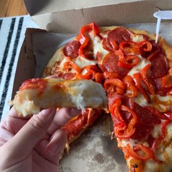 Joey's Pizza - Personal pizza with pepperoni and peppers