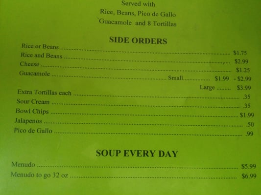 Menu photo 5 Emmy Mexican Restaurant Stockdale, TX Menu photo 5 Emmy Mexican Restaurant Stockdale, TX