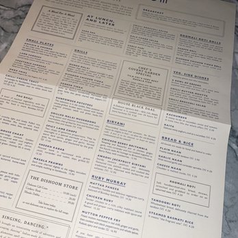 Dishoom - So many options - Indian Near Me - London, XGL
