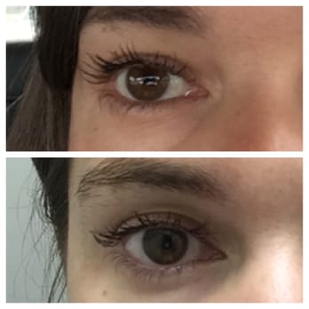 RV Lash - Before eyelash extensions and after having them removed - Eyelash Service Near Me - Sugar Land, Texas