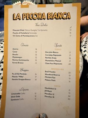 Menu photo 2 La Pecora Bianca SoHo New York, NY Menu photo 2 La Pecora Bianca SoHo New York, NY