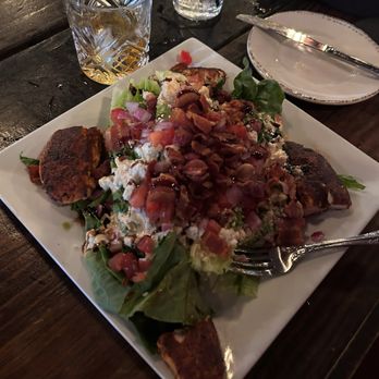 Rebellion NC - Wedge Salad with Grilled Chicken - Bars Near Me - Wilmington, North Carolina Rebellion NC - Wedge Salad with Grilled Chicken - Bars Near Me - Wilmington, North Carolina