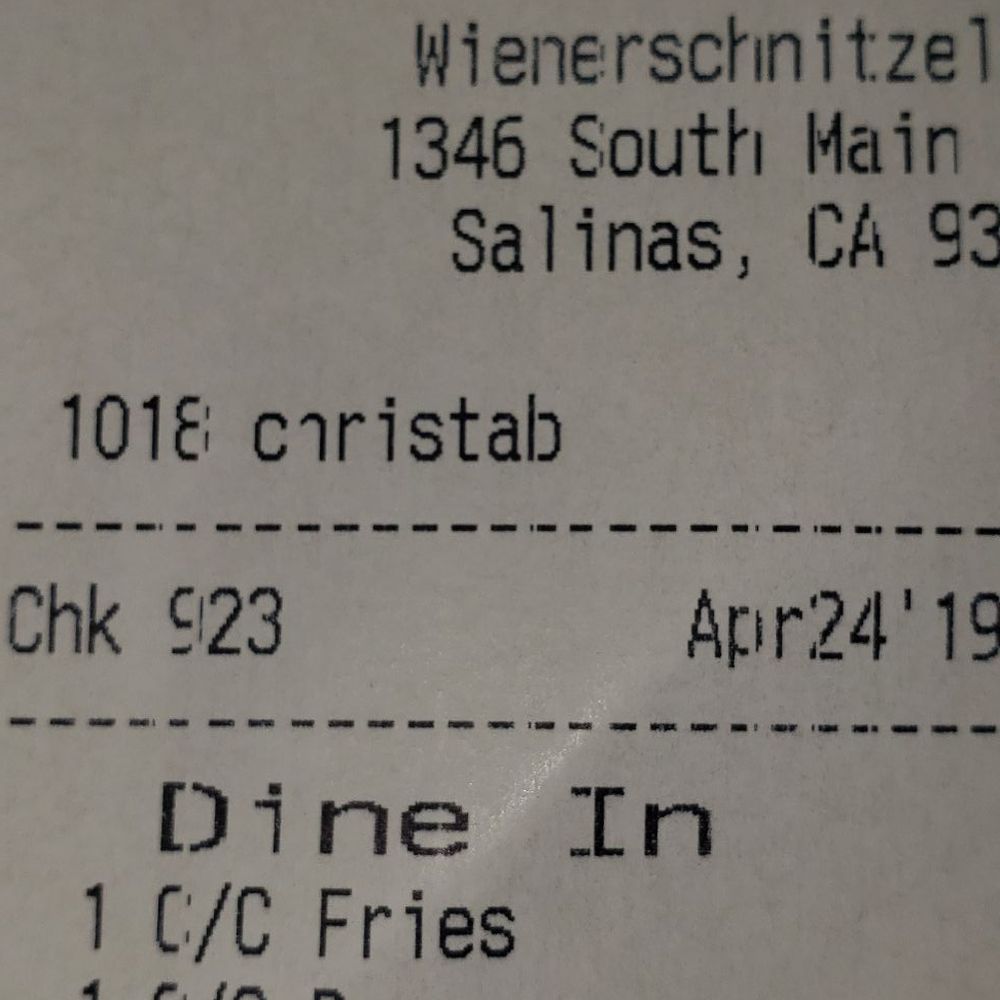 Wienerschnitzel - I think this is who took our order. - Hot Dogs Near Me - Salinas, California Wienerschnitzel - I think this is who took our order. - Hot Dogs Near Me - Salinas, California