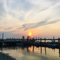 A beautiful sunset view from the dock :)