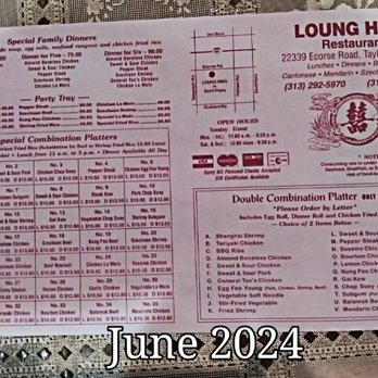 Loung Hing Restaurant - Chinese Near Me - Taylor, Michigan