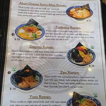 Hinodeya Ramen Bar - Menu page 3 - Ramen Near Me - Campbell, California