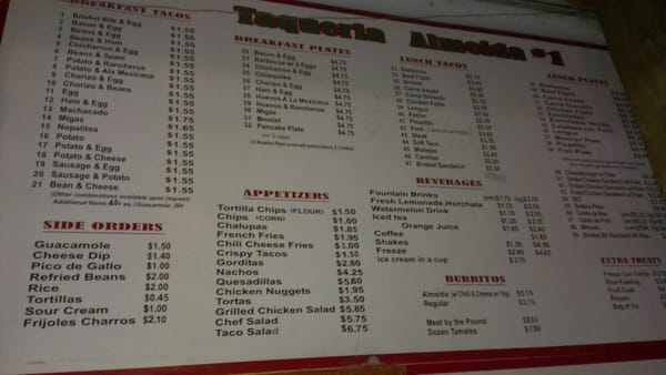 Menu photo 8 Taqueria Almeida Corpus Christi, TX Menu photo 8 Taqueria Almeida Corpus Christi, TX