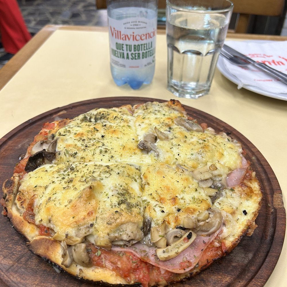 Güerrín - Pizza with ham and mushrooms. One of the best I've ever had. - Pizza Near Me - Buenos Aires, C Güerrín - Pizza with ham and mushrooms. One of the best I've ever had. - Pizza Near Me - Buenos Aires, C