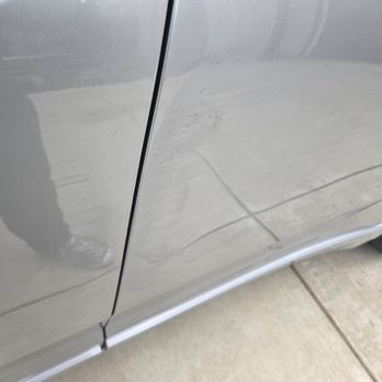 Sal's Dent Worx - Damage to side. - Mobile Dent Repair Near Me