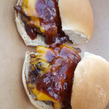 Detroit Fleat - Two BBQ sliders ($7). You also can't mix and match sliders, unfortunately :( so you have to order 2 of the same kind. - Beer, Wine & Spirits Near Me - Ferndale, Michigan