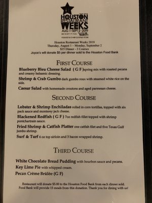 Menu photo 7 Joyce's Seafood & Steaks Houston, TX Menu photo 7 Joyce's Seafood & Steaks Houston, TX