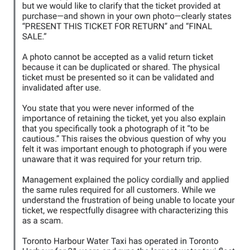 Toronto Harbour Water Taxi