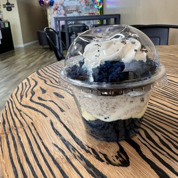 Oh Gelato - Blue velvet cake in a cup - Gelato Near Me - Seminole, Florida Oh Gelato - Blue velvet cake in a cup - Gelato Near Me - Seminole, Florida