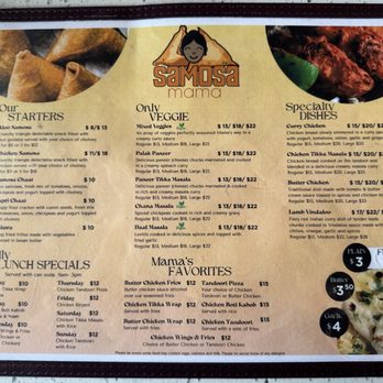 Samosa Mama - Menu - Indian Near Me - Fort Lauderdale, Florida