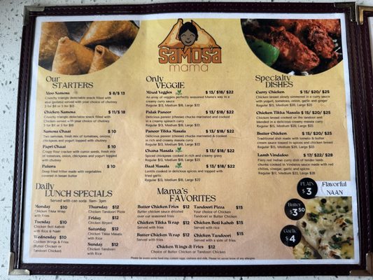 Menu photo 2 Samosa Mama Fort Lauderdale, FL