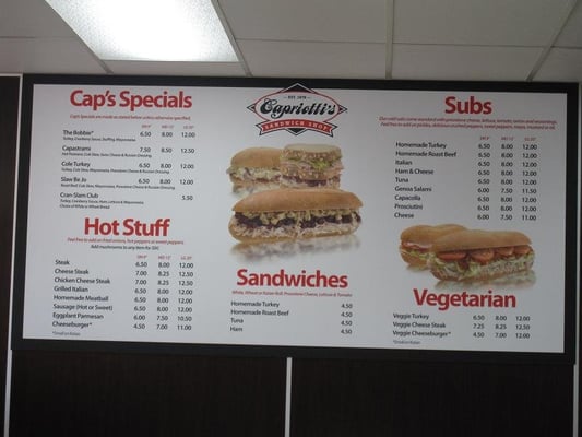 Menu photo 2 Capriotti's Sandwich Shop Las Vegas, NV