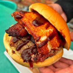 Bark Barbecue - Tres Golpe sandwich! ( just wow )