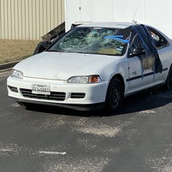 Manchaca Baptist Church - Poor car...I'm sorry for what I did to you!