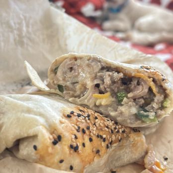 Sharky's Woodfired Mexican Grill - NEW - Philly Wagyu Burrito IG: @ammysalamii - Mexican Near Me - Burbank, California Sharky's Woodfired Mexican Grill - NEW - Philly Wagyu Burrito IG: @ammysalamii - Mexican Near Me - Burbank, California