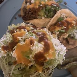 Chiko’s Tacos Truck - Tacos and sope... salsa is great