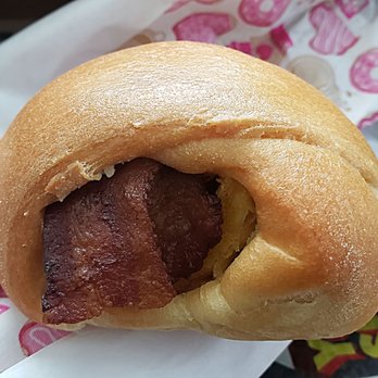 Boston Donuts - Bacon, Sausage, Egg, and Cheese croissant - Donuts Near Me - Austin, Texas Boston Donuts - Bacon, Sausage, Egg, and Cheese croissant - Donuts Near Me - Austin, Texas