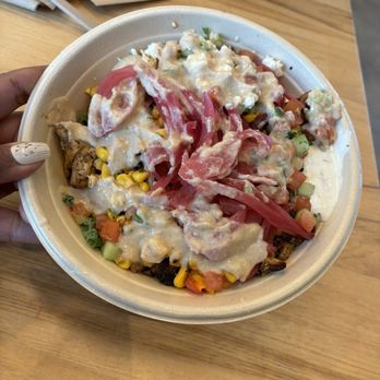 CAVA - Chicken Bowl - Mediterranean Near Me - Costa Mesa, California