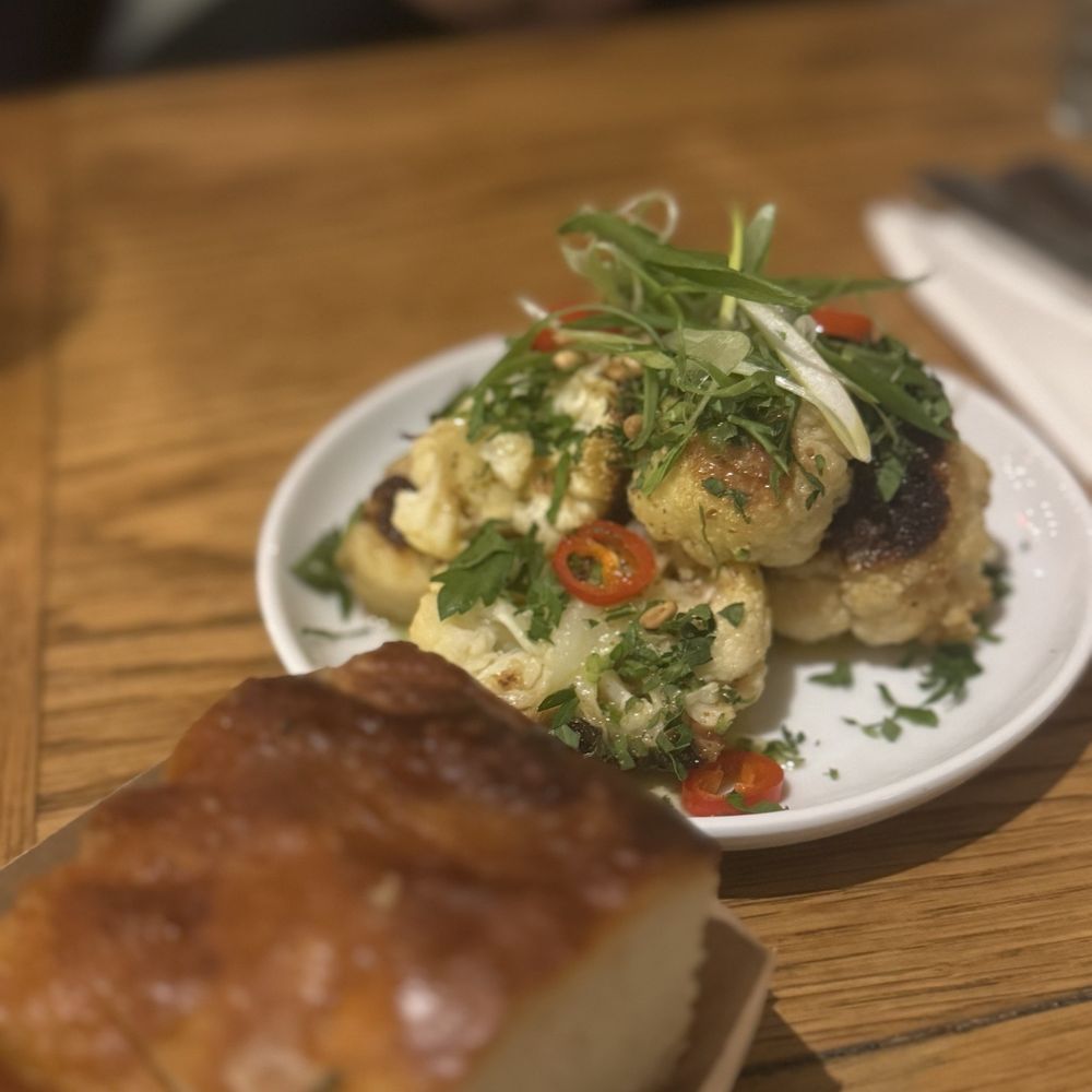Forma Pasta Factory - cauliflower with Focaccia Flat Bread - Pasta Shops Near Me - Brooklyn, New York Forma Pasta Factory - cauliflower with Focaccia Flat Bread - Pasta Shops Near Me - Brooklyn, New York