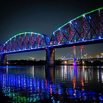 Big Four Bridge - The lights shine when we get up before the sun. - Landmarks & Historical Buildings Near Me - Louisville, Kentucky Big Four Bridge - The lights shine when we get up before the sun. - Landmarks & Historical Buildings Near Me - Louisville, Kentucky