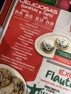 Menu photo 2 Gorditas Mi Torreon San Antonio, TX Menu photo 2 Gorditas Mi Torreon San Antonio, TX