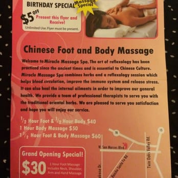 Miracle Massage Spa - Massage Near Me - San Marcos, California