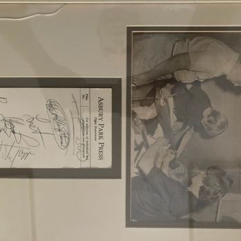 Choice Collectibles Fine Art - July 3 1966 Original Authenticated Rolling Stones signatures on an Asbury Park Press Card from their Debut Concert at Asbury park Convention - Art Galleries Near Me - Fairview, New Jersey Choice Collectibles Fine Art - July 3 1966 Original Authenticated Rolling Stones signatures on an Asbury Park Press Card from their Debut Concert at Asbury park Convention - Art Galleries Near Me - Fairview, New Jersey