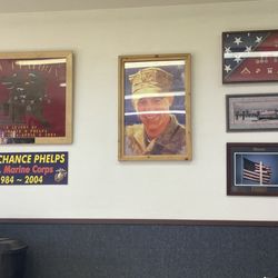 The V Cafe - Continued tribute to local Dubois marine from the movie "Taking Chance"!