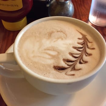 Runcible Spoon Cafe & Restaurant - One of the mocha drinks. Nutty taste, not too sweet so went well with the breakfast - Coffee & Tea Near Me - Bloomington, Indiana