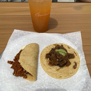 Guisados - Look at the guacamole dab for 16 bucks you'd think I'd get a good scoop again taste is great. - Tacos Near Me - Long Beach, California Guisados - Look at the guacamole dab for 16 bucks you'd think I'd get a good scoop again taste is great. - Tacos Near Me - Long Beach, California