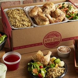 Apple Spice Chattanooga - We offer a Roasted Chicken meal on our Catering Menu, we can prepare it in Rosemary, Lemon Pepper, or BBQ styles.