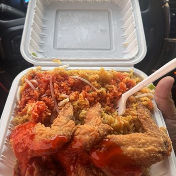 Kenny's Sub Shop - 3pc 3 Wings with Fried Rice - Chinese Near Me - Beltsville, Maryland