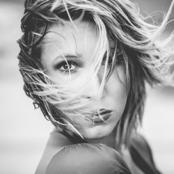 Women Portrait, North Shore Beach Photo