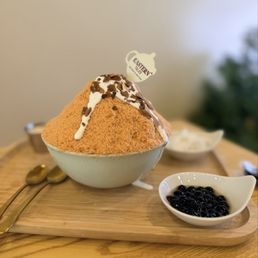 Thai tea bingsoo Thai tea bingsoo