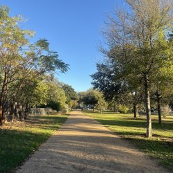 Brentwood Park & Pool - .4-.5 mile trail that circles the park