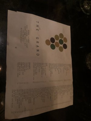 Menu photo 6 The Grand Wine Bar Sacramento, CA Menu photo 6 The Grand Wine Bar Sacramento, CA
