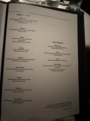 Menu photo 1 Le Bernardin New York, NY Menu photo 1 Le Bernardin New York, NY