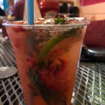 Beach Waves Grill - Strawberry mojito - Seafood Near Me - Indian Rocks Beach, Florida Beach Waves Grill - Strawberry mojito - Seafood Near Me - Indian Rocks Beach, Florida