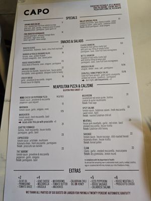 Menu photo 5 Pizza Capo McMinnville, OR