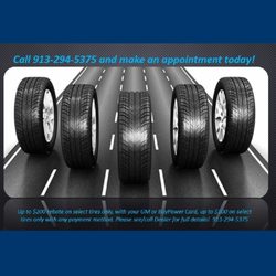 Victory Chevrolet Buick GMC - This is a GREAT time of year to buy TIRES! We have some amazing rebates, call us and ask for service to make your appointment, and save BIG!